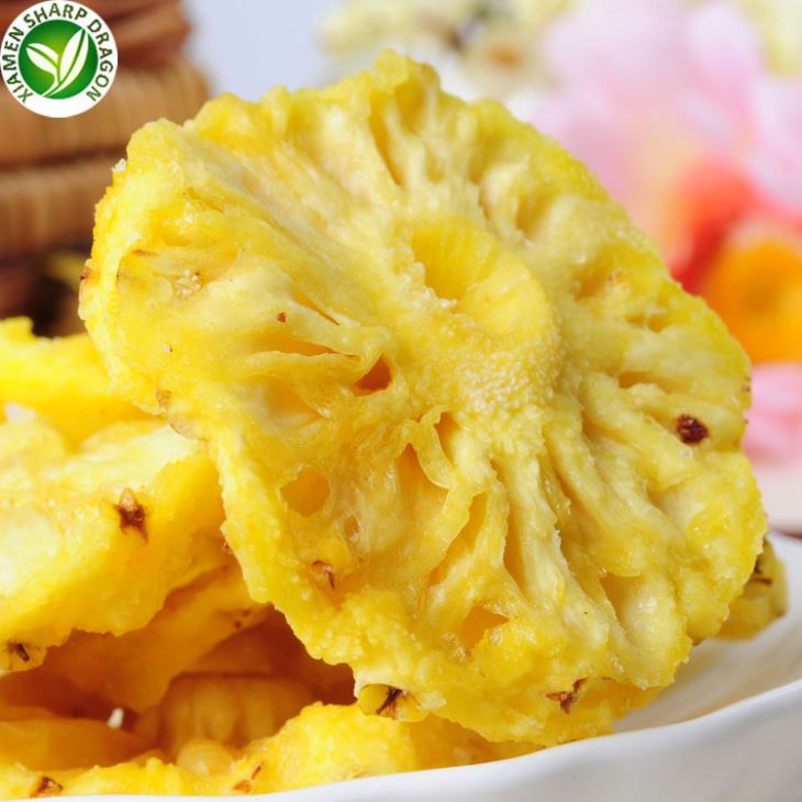Crispy Vacuum Fried Pineapple Chips for Brands