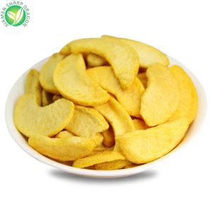 Vacuum Fried jòn pèch tranch